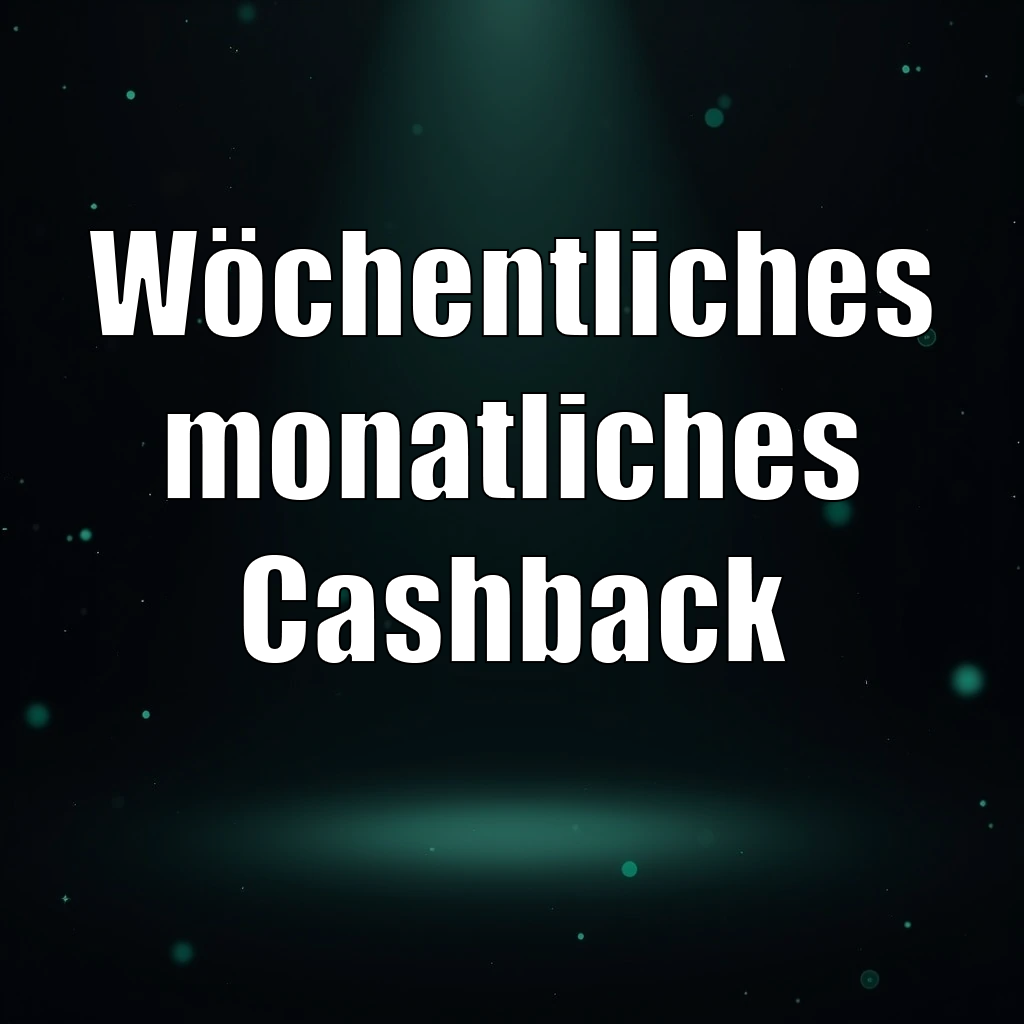 Wöchentliches/monatliches Cashback Wöchentliches/monatliches Cashback